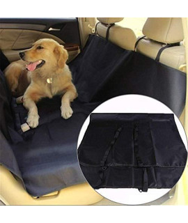 TOPINCN Dog Car Seat Protector Cover, Waterproof Scratchproof Nonslip Pet Seat Cover Hammock for Cars SUVs and Trucks