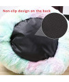 TVMALL Dog Bed Cat Bed Cushion Faux Fur Dog Beds for Medium Small Dogs Self Warming Indoor Round Donut Pillow Cuddler Amazing Cat Bed and Dog Bed Mats Cushion for Joint-Relief and Improved Sleep