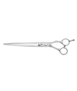 Wolff Grooming Shears - 9.0 to 10.0, Choose Straight, Curved, Bent Shank, Filipino Style (9.0 Straight)