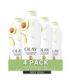 Olay Ultra Moisture Body Wash With B3 And Avocado Oil, 22 Fl Oza (Pack Of 4)