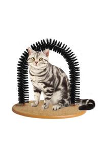 xinmao Pet Grooming Scratcher Brush Cat Arch Self Groomer Massager Groom Toy Cat Back Scratching Tool