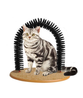 xinmao Pet Grooming Scratcher Brush Cat Arch Self Groomer Massager Groom Toy Cat Back Scratching Tool