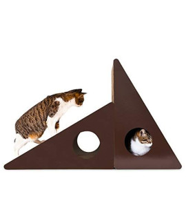 Chenzhiqiang Pet Beds Great Triangular Wall Bell Corrugated Paper Cat Scratch Board Cat Litter Grinding Claw Toy
