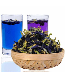 250 Grams (88 Oz) Naturally Produced Blue Butterfly Pea Flowers