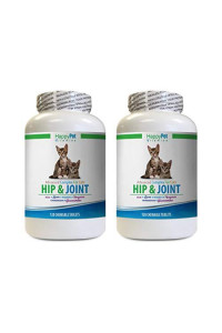 cat Joint Treats - CAT Hip and Joint Complex - Helps Stiff Joints - Triple Strength -msm Support for Cats - 2 Bottles (240 Tabs)