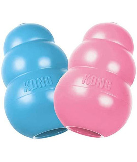 KONG Medium Puppy Teething Toy - Colors May Vary - 4 Pack