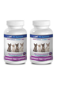 cat Urinary Care - CAT Urinary Tract Support Treats - UTI Relief Formula - Natural and Pure - Cranberry Pills for Cats - 2 Bottle (180 Treats)