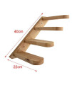 Cat Ladder Steps - Pet Cat Wall Mount Staircase Climbing Step Shelves Walkway Lounge Activity Centres Play Furniture