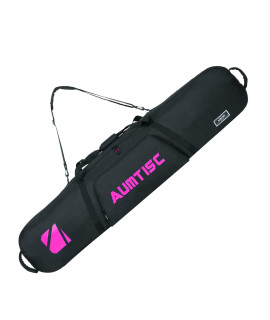 Aumtisc Snowboard Bag Padded For Travel Bag With Storage Compartments Shoulder Strap And Gear Pockets Available Length In 165Cm Rose