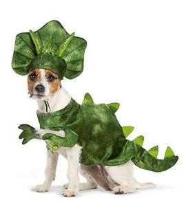 Thrills & Chills Halloween Green Dinosaur Pet Costume~Small~