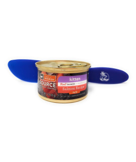 Simply Nourish Source Wet Cat Food Kitten Salmon Recipe, Pate 3oz (Pack of 12) and Especiales Cosas Spatula