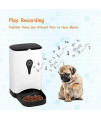 Petsjoy Automatic Pet Feeder Food Dispenser for Dogs, Cats & Small Animals, 4.5 L Large Capacity