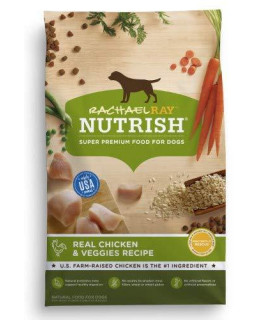 Rachael Ray Nutrish Real Chicken & Veggies Recipe Dog Food (Pack of 2)