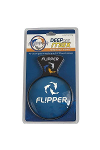 FL!PPER DeepSee Aquarium Magnifier Magnetic Viewer - Fish Tank Magnifying Glass - Magnetic Magnifying Glass Ideal for Photography - Flipper Fish Tank Accessories, 5"