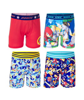 Sonic the Hedgehog Boys Briefs and Boxer Briefs Multipacks available in sizes 4, 6, 8, 10, and 60