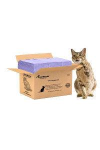 PETSWORLD Cat Pads Refills for Tidy Cats Breeze Litter System for Cat Litter Box, 50 to 400 Pads (200 Count, Unsented)