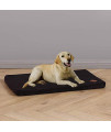 Tommie Copper Anti-Odor Memory Foam Pet Bed for Dogs, 35" x 22" x 2", Black
