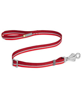 RUFFWEAR, Patroller Dog Leash, Hands-Free Waist-Worn Lead with Adjustable Length, Cindercone Red