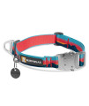 RUFFWEAR, Top Rope Dog Collar, Reflective Collar with Metal Buckle for Everyday Use, Sunset, 11"-14"