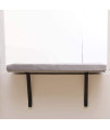 Sweetgo Cat Window Perch-Mounted Shelf Bed for cat-Funny Sleep DIY Kitty Sill Window Perch- Washable Foam Cat Seat (Grey)