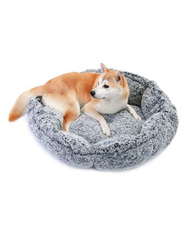 Made4Pets Cat Bed Dog Comfortable Bed Pet Bed Cushion With Drawstring For Kitty Puppy Small Dogs- Cute And Soft For All Seasons Self Warming Large Grey