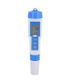 Yosooo Salinity Meter, CT3086 Portable Salinity Tester with LED LCD Dual Display High Precision Digital Salinometer Salinity Temperature Tester Meter for Freshwater Aquaculture