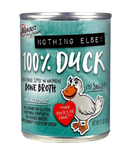 Against The Grain Nothing Else Grain Free One Ingredient 100% Duck Canned Dog Food
