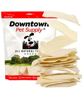 Downtown Pet Supply - Rawhide Chips Dog Treats - 100% Natural Beef Dog Chews - Dog Dental Care & Plaque Remover for Teeth - for Small to Medium Chewers - Regular -7 in x 3 in - 5 lbs