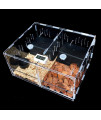 Reptile Breeding Box Clear Multi-Crawl Climbing Pet Box Acrylic Small Pet Breeding Box Hatching Reproduction Transparent Reptile Box
