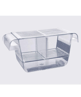 Qguai Fish Breeding Box, Perfect Fish Tank Divider Acclimation Box for Aggressive Fishes, Nursery for Injured Fishes, Hatchery Incubator Breeder Box for Shrimp cicilids Eggs Small Baby Fishes