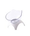 Cat Elevated Bowl With Raised Stand, 15 Degree Tilted Design Neck Guard Stand Raised Pet Food Water Feeder Bowl For Cats Or Small Dogs