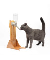 balacoo Pet Rodent Water Dispenser Water Bottle Stand Wood Cat Water Bottle Rack for Pets Dogs Hamster Water Bottle Stand Cats Wooden Water Bottle Stand (Without Dispenser)