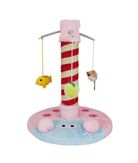 Lcxligang Safety Cat Climbing Frame Cat Scratching Board Cat Toy Cat Toy Cat Supplies Pink Cat Toy