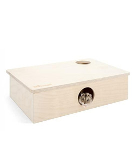 Niteangel Multi-Chamber Hamster House Maze: - Multi-Room Hideouts & Tunnel Exploring Toys For Hamster Gerbils Mice Lemmings (6-Room Small)