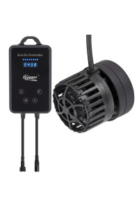 hygger Mini Wave Maker Magnetic DC Powerhead with LED Display Controller for Saltwater Tank, 1600 GPH Aquarium Water Circulation Pump 5 to 30 Gallon