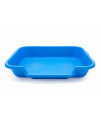 NE14pets KittyGoHere Litter Box Senior Cat Box for Kitties That Can't cope with a Traditional Litter Box (Large, Little Boy Blue)