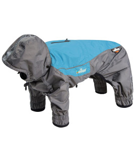 Dog Helios 'Arctic Blast' Full Body Dog Jacket - Waterproof and Reflective Winter Dog Coat Featuring Blackshark Technology with Removable and Adjustable Hood and Waist with Polar Fleece Lining