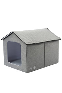 Pet Life 'Hush Puppy' Electric Heating and Cooling Smart Cat and Dog House - Heated Dog Pad or Pet Mat with a Built-in Powered Cooling Fan - Features Smart Touch Control, Folds for Easy Travel