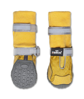 Dog Helios 'Traverse' Premium Grip High-Ankle Outdoor Dog Boots, Medium, Yellow