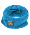 Touchdog Heavy Knitted Winter Dog Scarf, One Size, Blue
