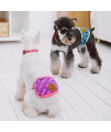 Touchdog Gauze-Aid Protective Dog Bandage and Calming Compression Sleeve, Large, White