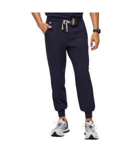 Figs Tansen Jogger Scrub Pants For Men - Navy Blue, Short Xl