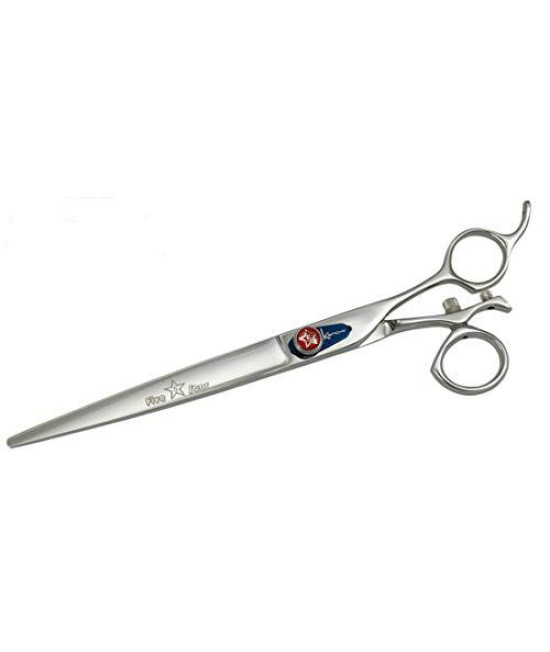 Kenchii Five Star Swivel Professional Grooming Shears/Scissors (8 Inch Straight)