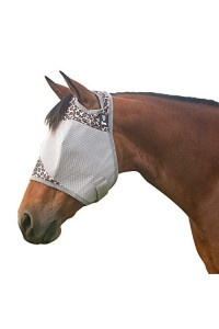 Cashel Crusader Designer Horse Fly Mask, Leopard, Foal