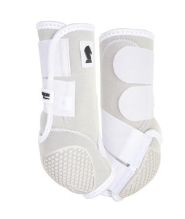 Classic Equine Flexion by Legacy2 Front Support Boots, White, Medium
