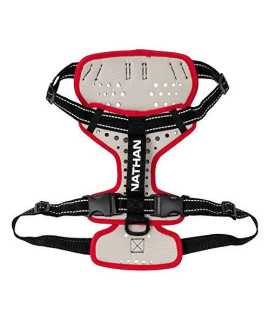 Nathan Dog Harness. Teaching Attachment/No Pull/Reflective/Lift Handle. for Running or Walking Your Dog. K9 Series Leash.