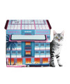 American Cat Club Miami Vibes Hotel Cat House & Scratcher w/ Catnip