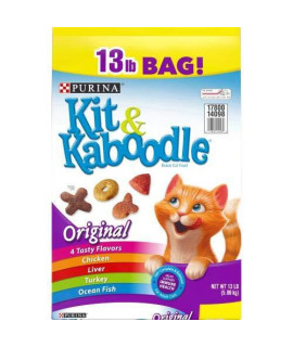 Purina 13 Lbs Kit & Kaboodle Cat Food (Pack of 2)