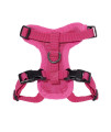 Voyager Step-in Lock Pet Harness - All Weather Mesh, Adjustable Step in Harness for Cats and Dogs by Best Pet Supplies - Fuchsia, XXS