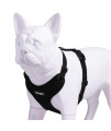 Voyager Step-in Lock Pet Harness - All Weather Mesh, Adjustable Step in Harness for Cats and Dogs by Best Pet Supplies - Black, XL